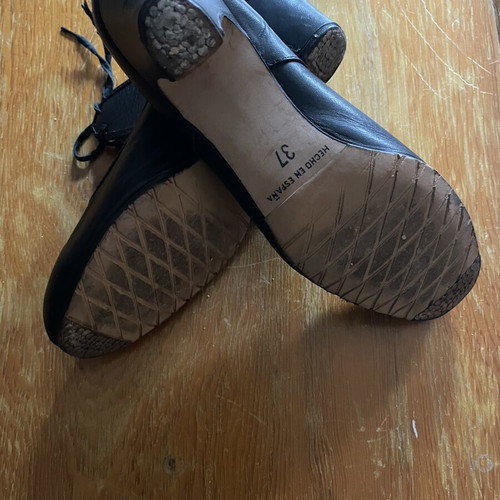 Flamenco shoes size 37 black leather like new