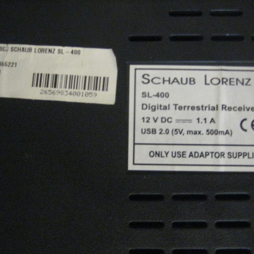 Schaub Lorenz and Edision decoders, one new, one used