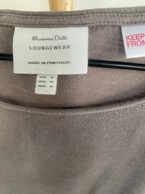 Massimo Dutti short-sleeve shirt like new, medium size, gray and brown