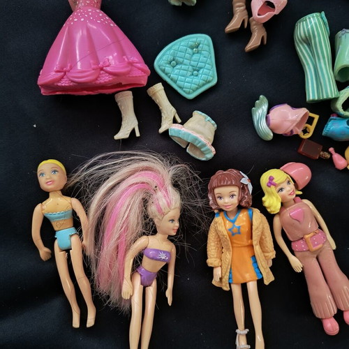 Poly Pocket dolls and accessories like new