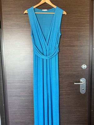 Blue jumpsuit like new, size L