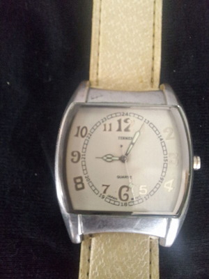 Bijoux Terner Quartz women's watch used, genuine leather, 35 mm