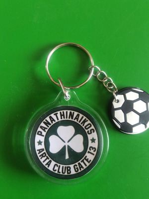 Panathinaikos Round Keychain No55 New