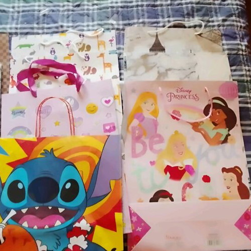 Large gift bags like new, pack of 10 pieces