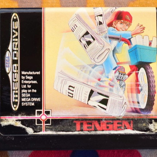 Paperboy Sega Mega Drive game used, action arcade 1990