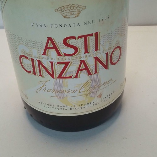 Asti Cinzano 1757 sparkling wine new, sealed bottle