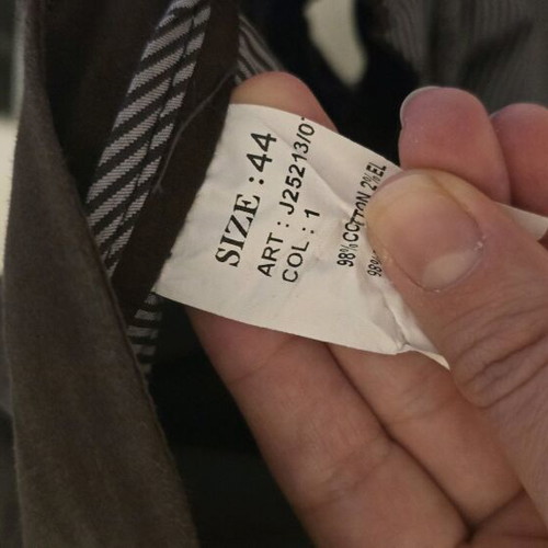 Italian Job men's chino pants brown size 44 like new