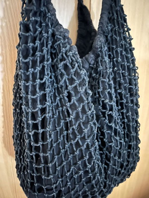 Summer shoulder bag large, used, black