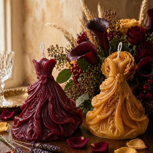Royal Romance luxury sculpted candle collection new