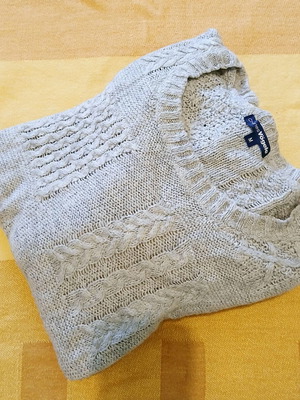 Μάλλινο πουλόβερ Unisex Charles Vogele XL μεταχειρισμένο, γκρι