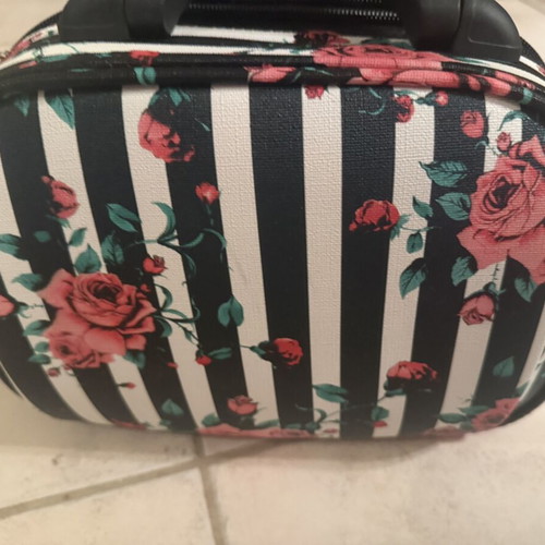 Cosmetic bag like new, multicolored