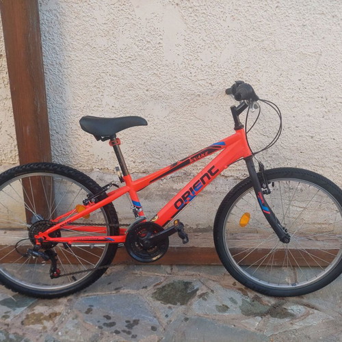 Orient Snake 2019 mountain bike 24" used with front suspension and V-brakes