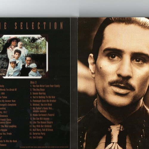 The Godfather DVD collection used with three movies and special features