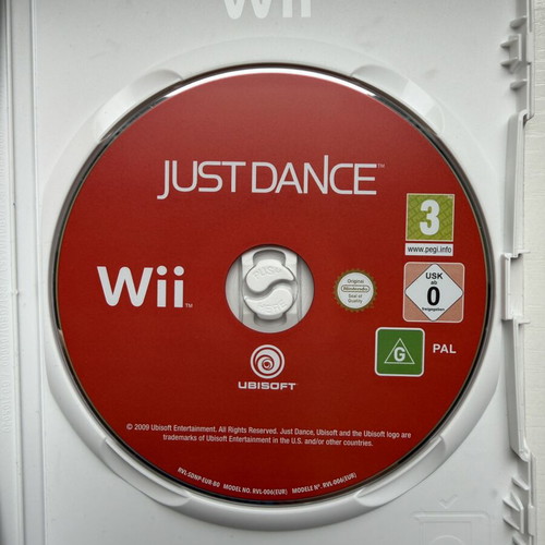 Just Dance Wii game used for Nintendo Wii with manual