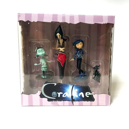 Coraline Set C collectible figures NECA like new, sealed