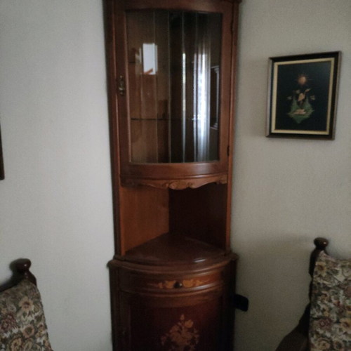 Vintage corner living room showcase like new