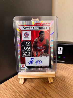 Panini Euroleague Contenders 2025/26 Wenyen Gabriel base auto καινούργιο