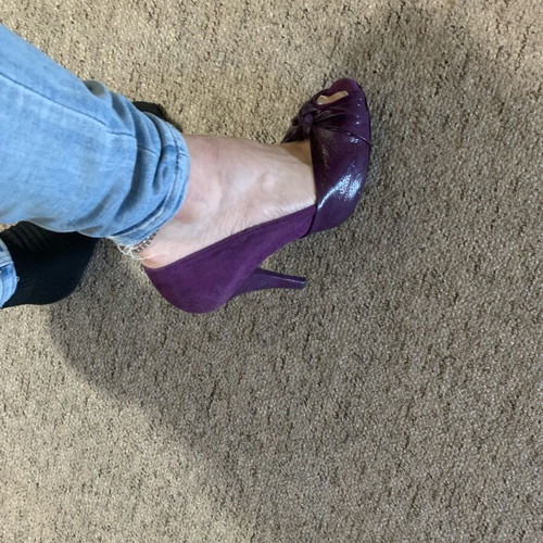 Bruni purple pumps like new, size 37
