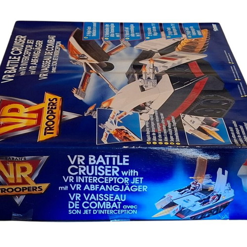 Kenner Saban's VR Troopers VR Battle Cruiser & VR Interceptor Jet new sealed box