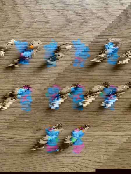 Kinder Ferrero surprise Happy Hippos Cruise 1992 rare figures