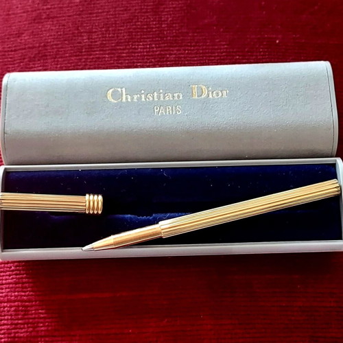 Christian Dior pen with vermeil gold like new