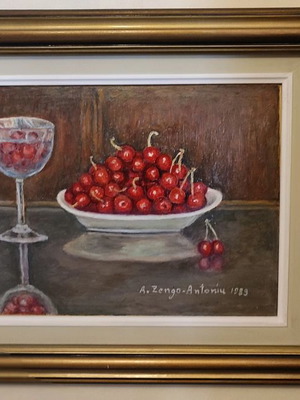 Painting used with frame 49x60 cm by Androniqi Zengo Antoniu