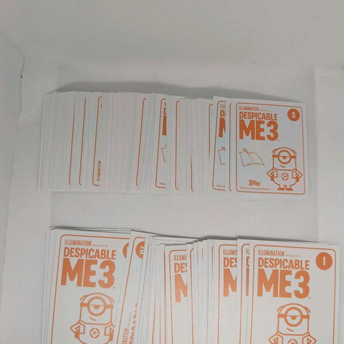Topps Despicable Me 3 sticker set like new, numbers 1-180