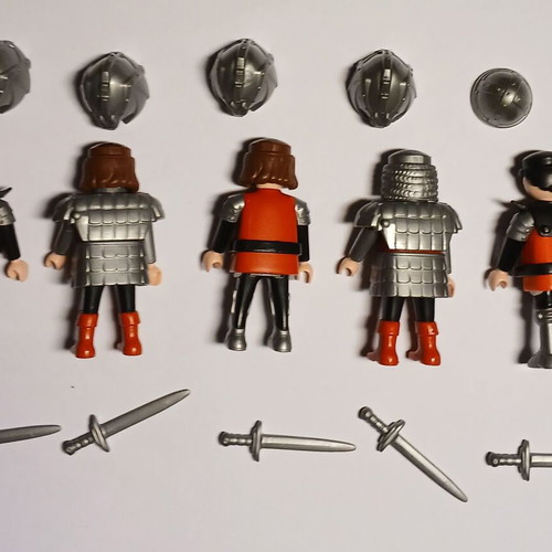 Ιππότες Playmobil σαν καινούργιο, 5 φιγούρες