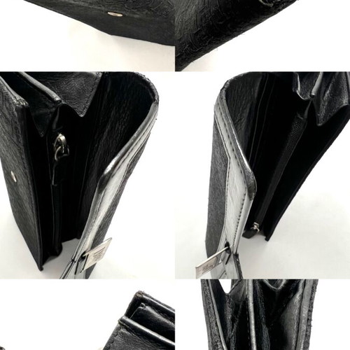Dior black trotter canvas wallet used with dustbag