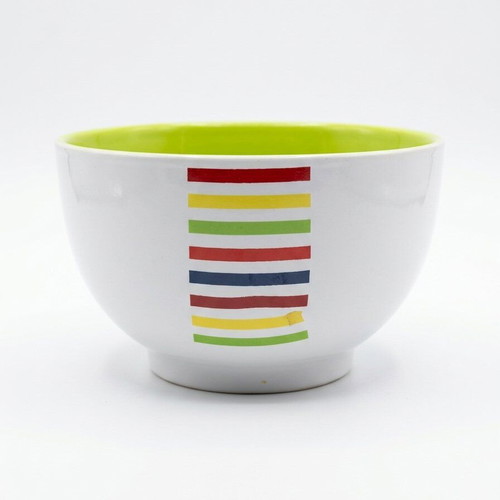 Glass bowl used with marks, 14cm length