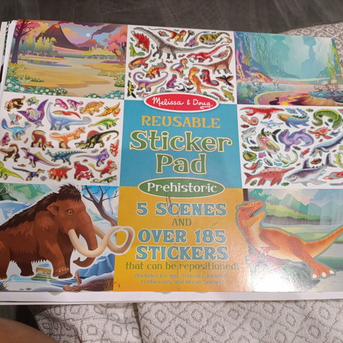 Melissa&Doug Prehistoric Sticker Pad used