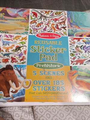 Melissa&Doug Prehistoric Sticker Pad used