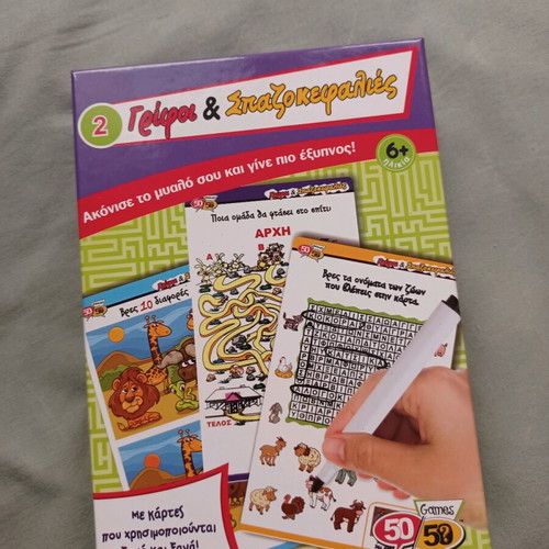 Puzzle and Riddle Educational Game like new 6+