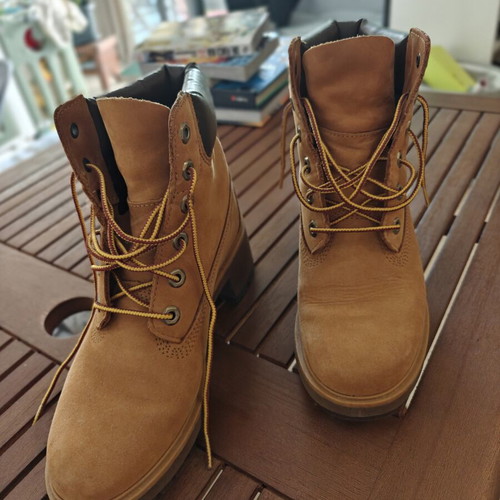 Timberland Kinsley ankle boots size 39, orange