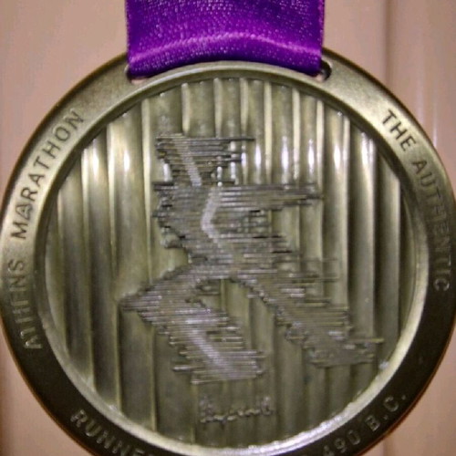 38th Athens Marathon 2021 5km Medal new
