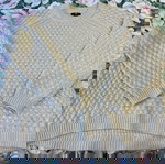  μπεζ πουλοβερ oversized H&M M/L