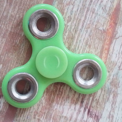 Fidget Spinner Anti Stress toy green used