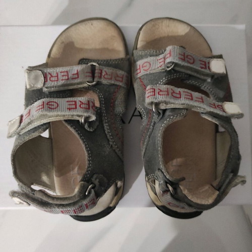 GF FERRE kids sandals used, gray, size 26