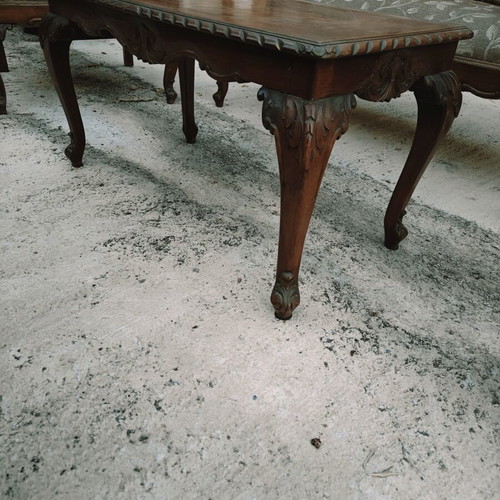 Classic solid wood living room set, like new