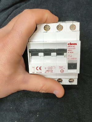 Three-phase relay 40 amp used