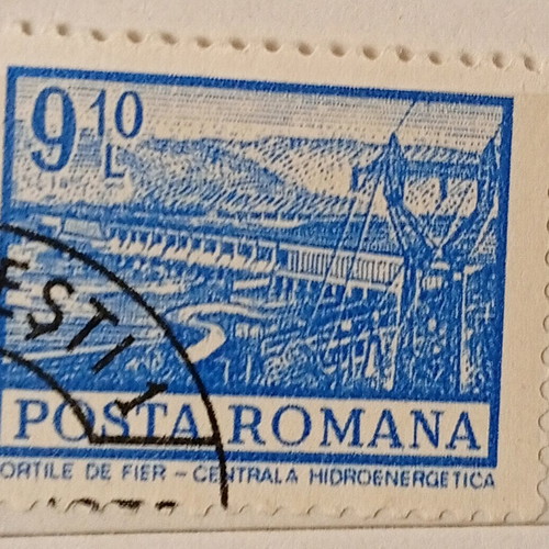 Romania stamps used, pack of 12