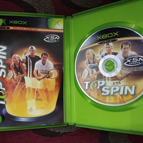 Top Spin Xbox used, complete with manual
