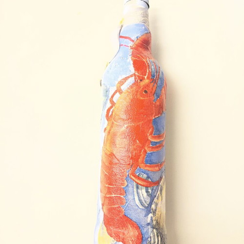 Handpainted Empty Bottle like new