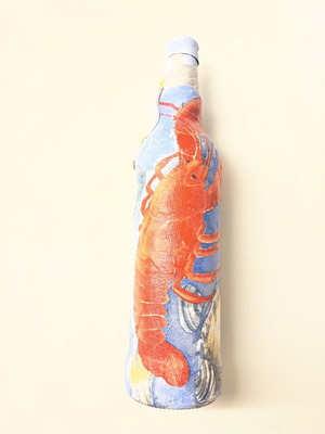 Handpainted Empty Bottle like new