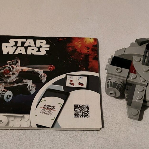 Lego Millennium Falcon Microfighter Star Wars 75295 used with missing pieces