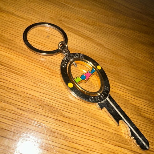 Key-shaped keychain Greece- Crete like new