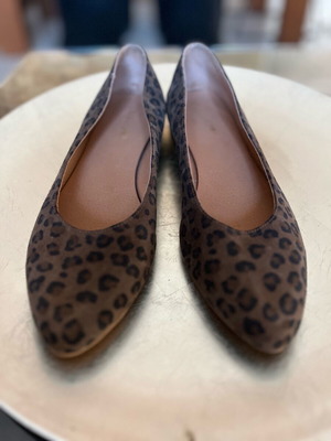 Evangelia Drosi leather ballerinas like new, brown, size 39