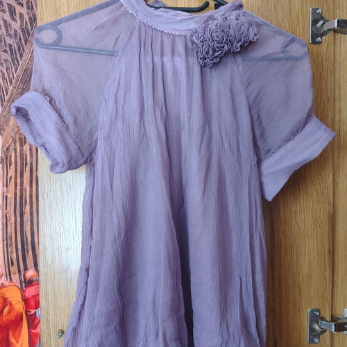 Traffic People blouse, purple, size S