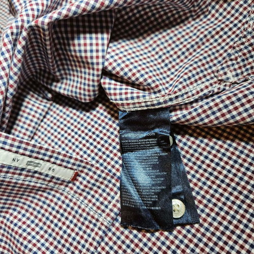 Hilfiger Denim men's checkered shirt size L like new