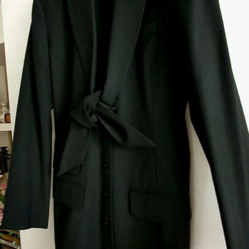 Simple dress new, 100% virgin wool, size S, black